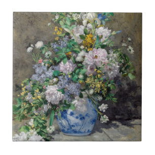 Pierre-Auguste Renoir - Vår Bouquet Kakelplatta