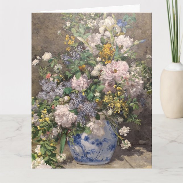 Pierre-Auguste Renoir Vår Bouquet Kort (Framsida)