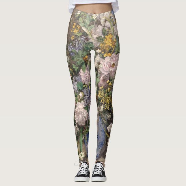 Pierre-Auguste Renoir Vår Bouquet Leggings (Framsida)