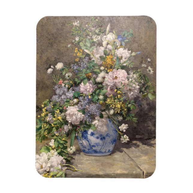 Pierre-Auguste Renoir Vår Bouquet Magnet (Vertikal)