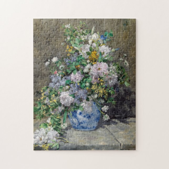 Pierre-Auguste Renoir - Vår Bouquet Pussel (Vertikal)
