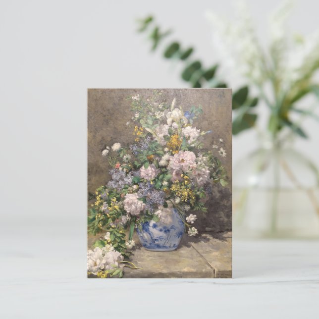 Pierre-Auguste Renoir Vår Bouquet Vykort (Stående Fram)