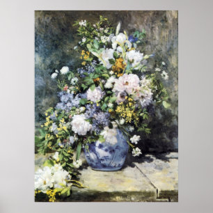 Pierre-Auguste Renoir, Vas av blommor Poster