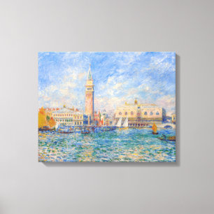Pierre-Auguste Renoir - Venedig, Dogepalatset Canvastryck