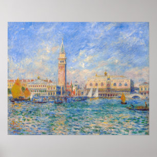 Pierre-Auguste Renoir - Venedig, Dogepalatset Poster
