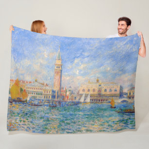 Pierre-Auguste Renoir - Venedig, Doges Palace Fleecefilt