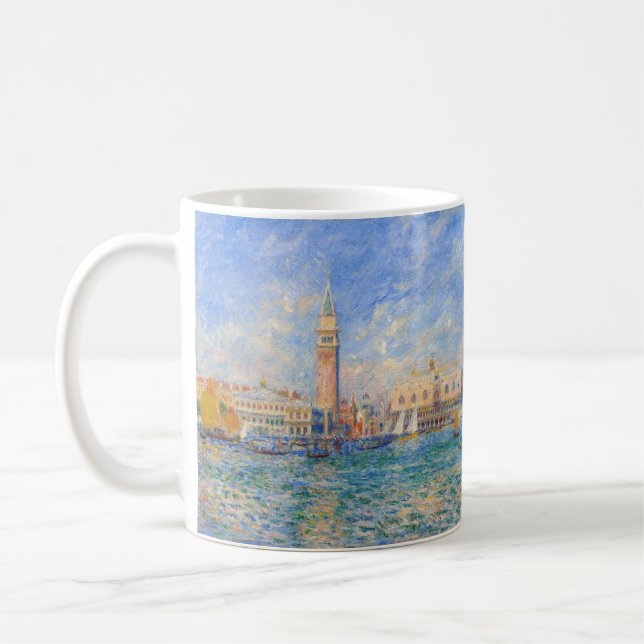 Pierre-Auguste Renoir - Venedig, Doges Palace Kaffemugg (Vänster)
