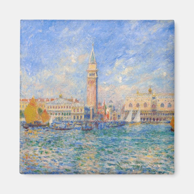 Pierre-Auguste Renoir - Venedig, Doges Palace Magnet (Framsidan)