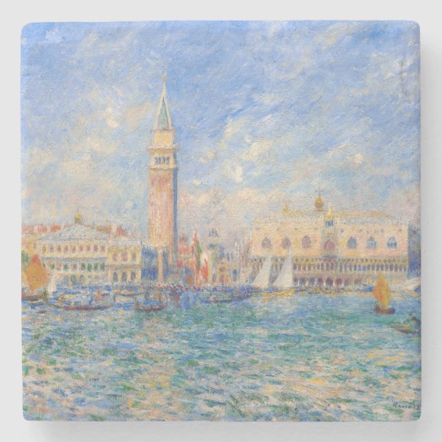 Pierre-Auguste Renoir - Venedig, Doges Palace Stenunderlägg (Framsidan)