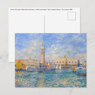 Pierre-Auguste Renoir - Venedig, Doges Palace Vykort