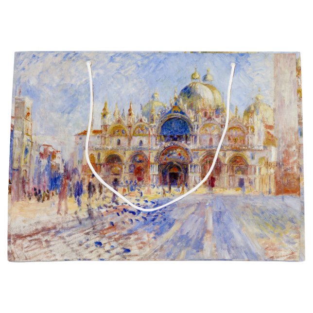 Pierre-Auguste Renoir - Venedig, Piazza San Marco (Framsidan)