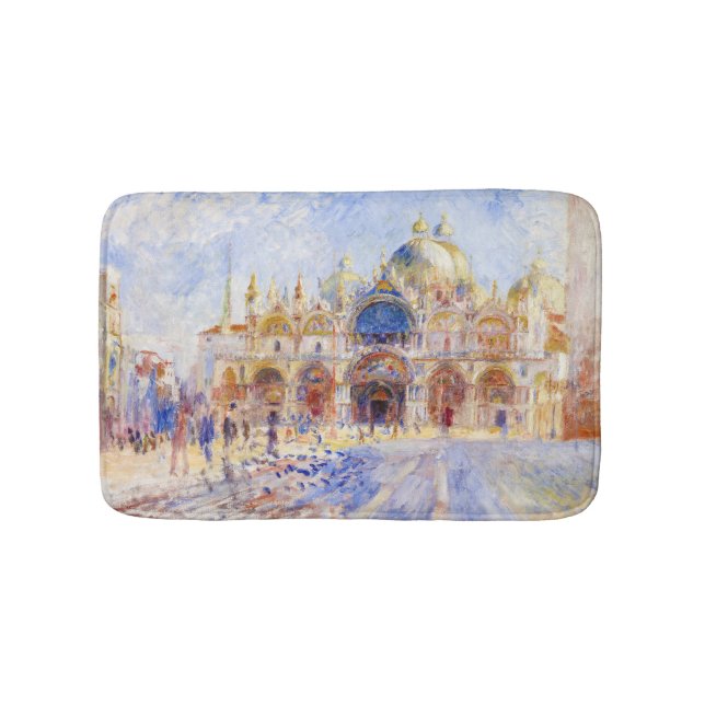 Pierre-Auguste Renoir - Venedig, Piazza San Marco Badrumsmatta (Framsidan)