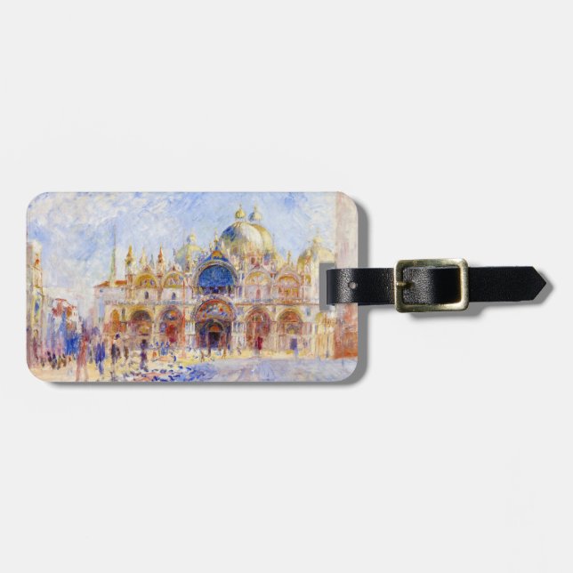 Pierre-Auguste Renoir - Venedig, Piazza San Marco Bagagebricka (Horisontell Framsida)