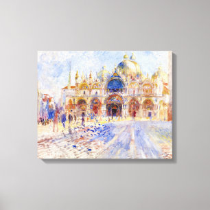 Pierre-Auguste Renoir - Venedig, Piazza San Marco Canvastryck