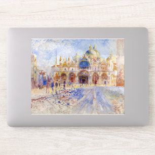 Pierre-Auguste Renoir - Venedig, Piazza San Marco Klistermärken