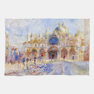 Pierre-Auguste Renoir - Venedig, Piazza San Marco Kökshandduk