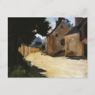 Pierre-Auguste Renoir-Village Street, Louveciennes Vykort