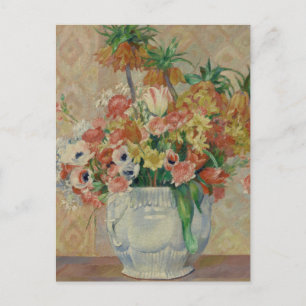 Pierre-Auguste Renoir Vintage still Life Flowers Vykort