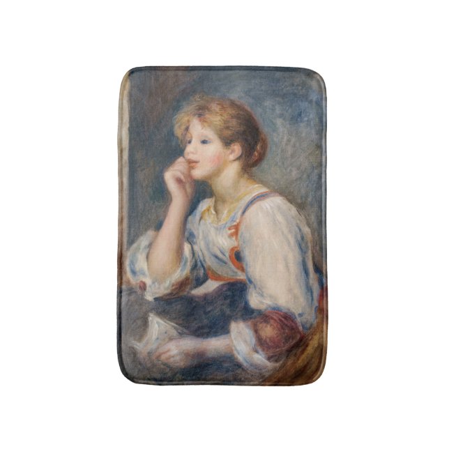 Pierre-Auguste Renoir - Woman med Brev Badrumsmatta (Framsidan (Vertikal))