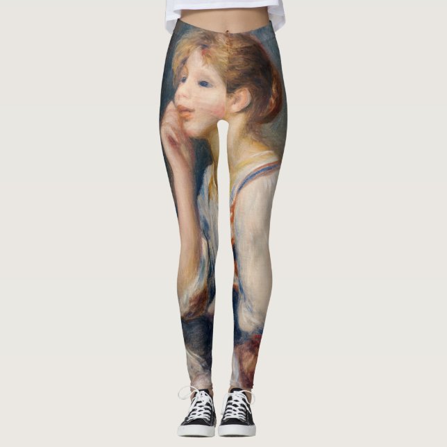 Pierre-Auguste Renoir - Woman med Brev Leggings (Framsida)