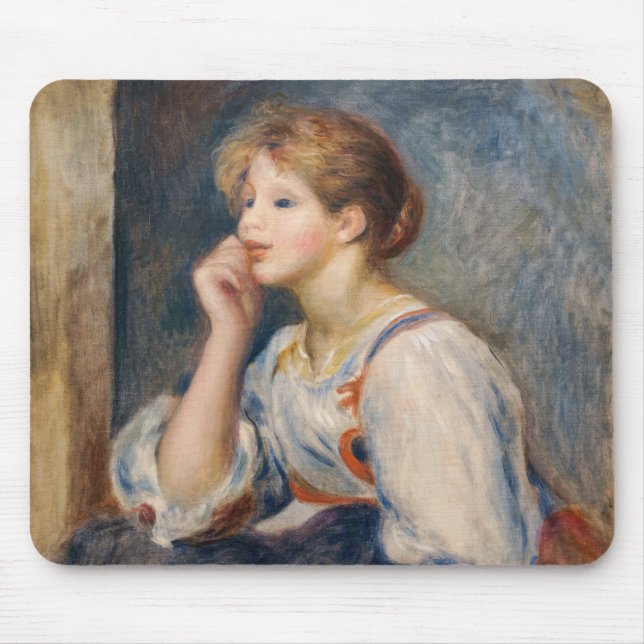 Pierre-Auguste Renoir - Woman med Brev Musmatta (Framsidan)