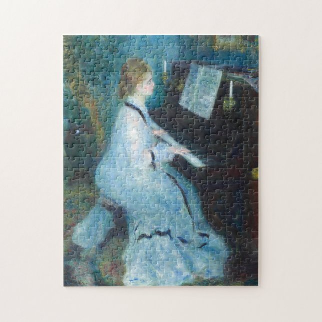 Pierre-Auguste Renoir, Woman vid Piano  Pussel (Vertikal)