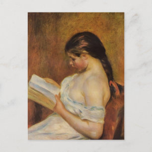 Pierre-Auguste Renoir- Young Girl Reading Vykort