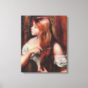Pierre Auguste Renoir Young Girl with Red Hair Canvastryck