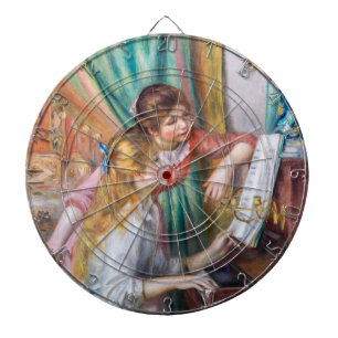 Pierre Auguste Renoir - Young Girls at the Piano Darttavla