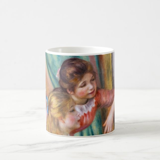 Pierre Auguste Renoir - Young Girls at the Piano Kaffemugg (Center)