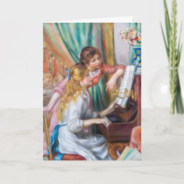 Pierre Auguste Renoir - Young Girls at the Piano Kort