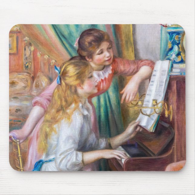 Pierre Auguste Renoir - Young Girls at the Piano Musmatta (Framsidan)