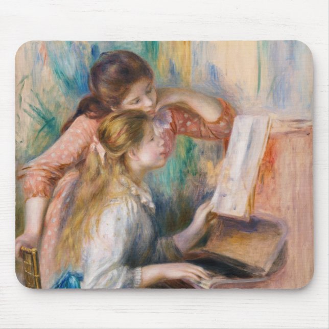 Pierre Auguste Renoir - Young Girls at the Piano Musmatta (Framsidan)