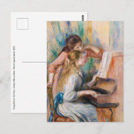 Pierre Auguste Renoir - Young Girls at the Piano Vykort