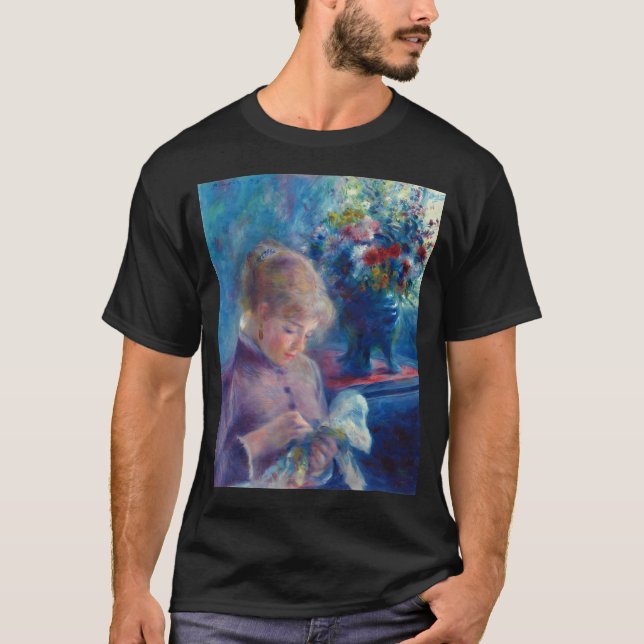 Pierre-Auguste Renoir Young Woman T Shirt (Framsida)