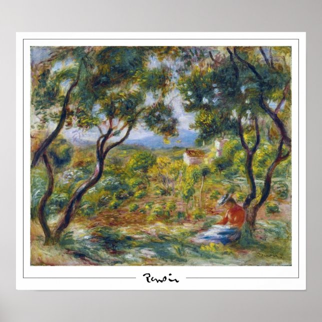 Pierre-Auguste Renoir Zedign Art Poster #186 (Framsidan)