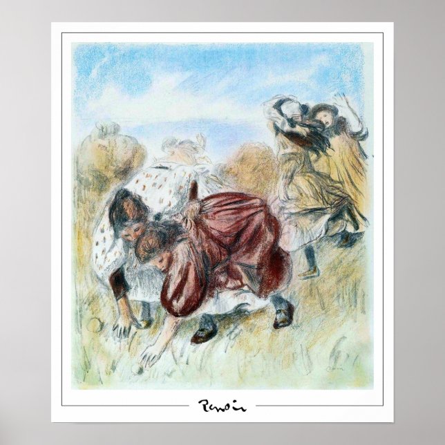 Pierre-Auguste Renoir Zedign Art Poster #24-3 (Framsidan)