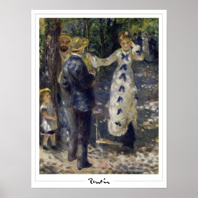 Pierre-Auguste Renoir Zedign konstaffisch #21-3 Poster (Framsidan)