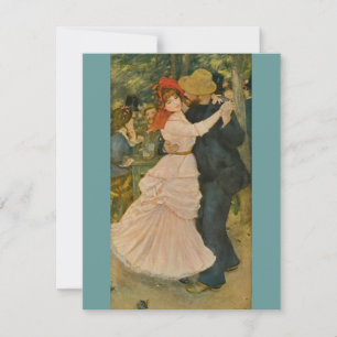 Pierre-Auguste Renoir's Dance at Bougival (1883) Inbjudningar