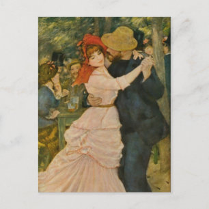 Pierre-Auguste Renoir's Dance at Bougival (1883) Vykort
