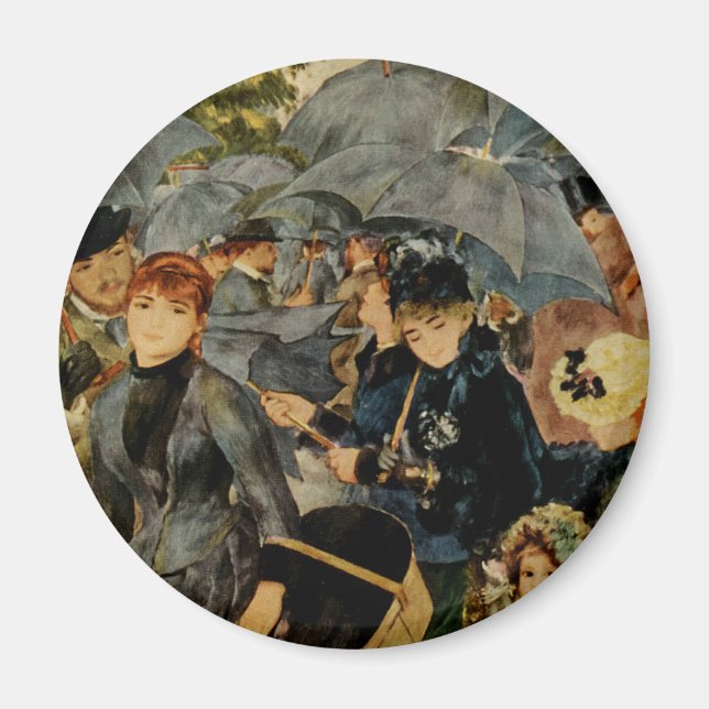 Pierre-Auguste Renoir's The Umbrellas (1883) Magnet (Framsidan)