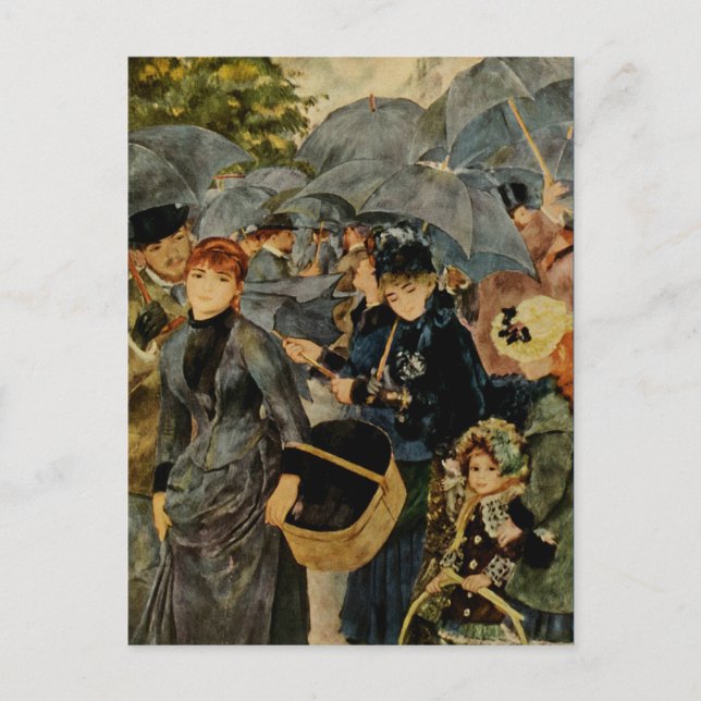 Pierre-Auguste Renoir's The Umbrellas (1883) Vykort (Framsida)
