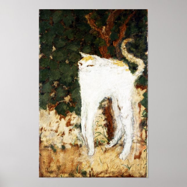 Pierre Bonnard, Den Vita Katten, 1894 Poster (Framsidan)
