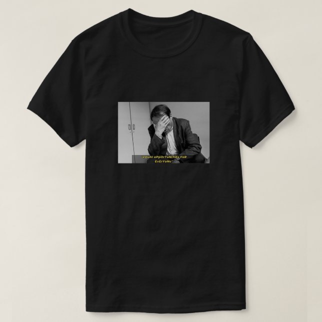 Pierre Bourdieu: Lika möjligheter för alla T Shirt (Design framsida)