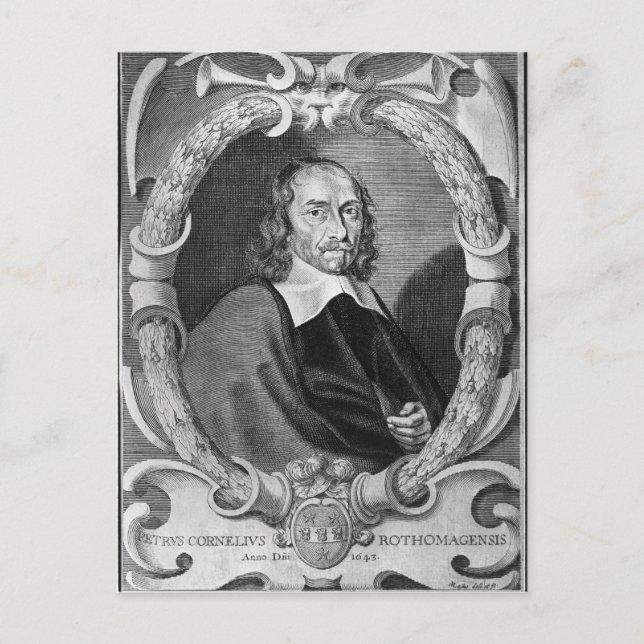 Pierre Corneille 1643 Vykort (Framsida)