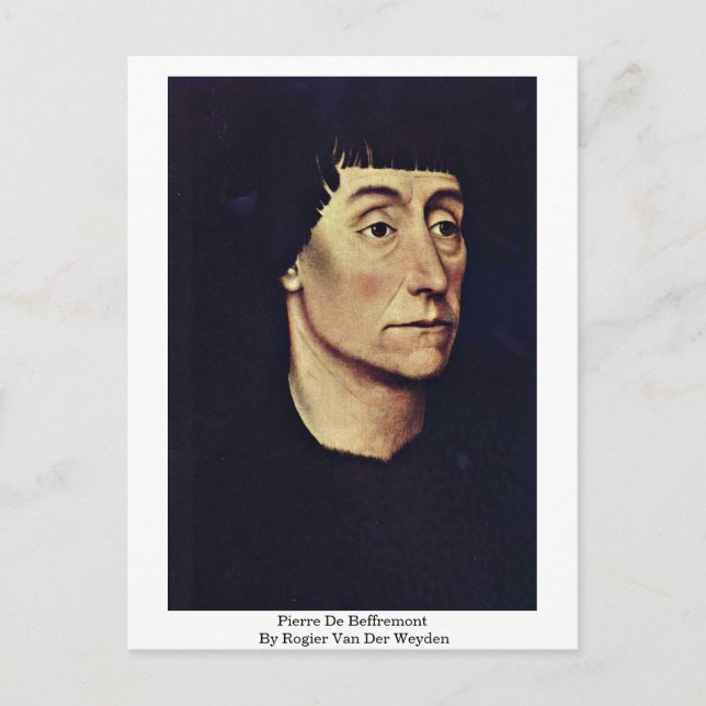 Pierre De Beffremont av Rogier Van Der Weyden Vykort (Framsida)