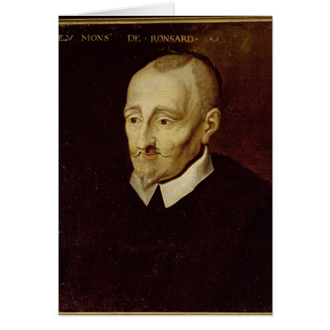 Pierre de Ronsard Hälsningskort (Framsidan)