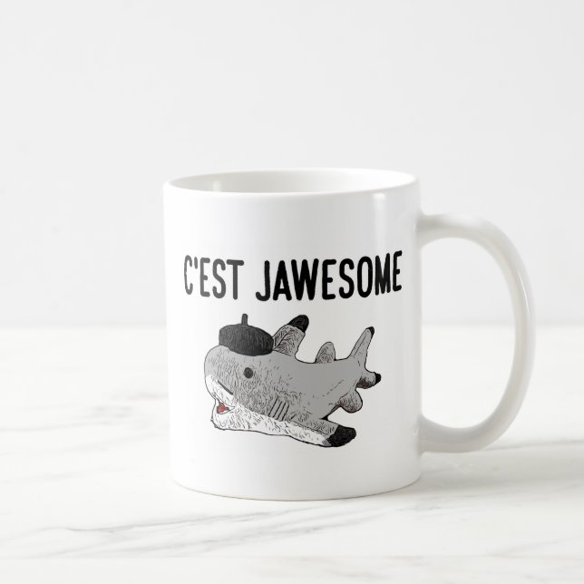 Pierre (den vänsterhänta) hajmuggen, kaffemugg (Höger)