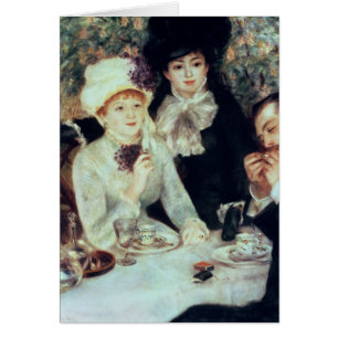 Pierre en Renoir avsluta av luncheonen Hälsningskort