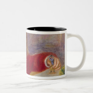 Pierre en Renoir Claude Renoir på lek Två-Tonad Mugg